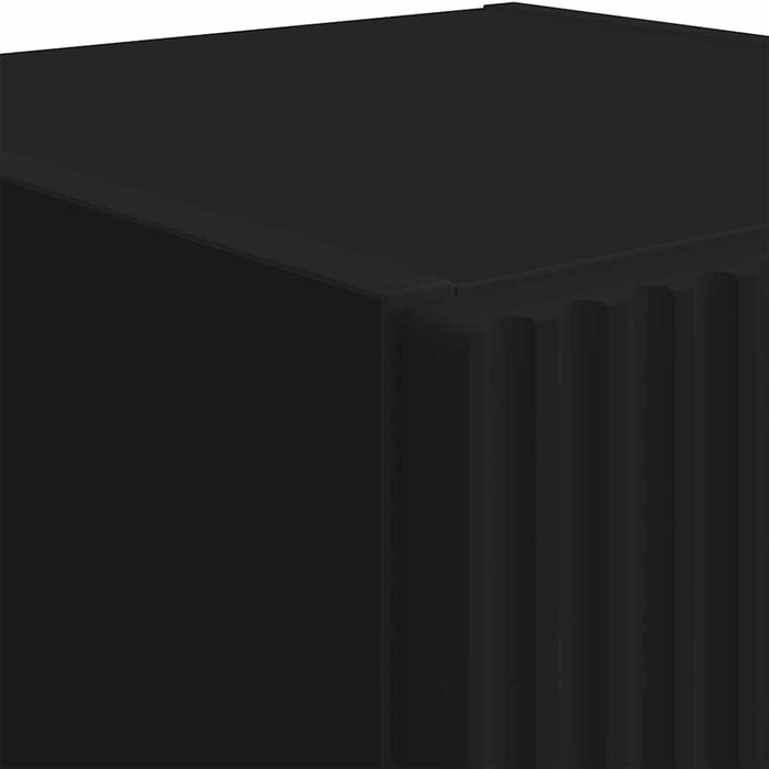 Dulap TV de perete Negru 30 x 31 x 100 cm Lemn compozit - WALTI WALTI