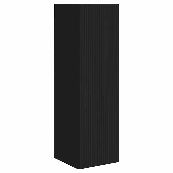 Dulap TV de perete Negru 30 x 31 x 100 cm Lemn compozit - WALTI WALTI