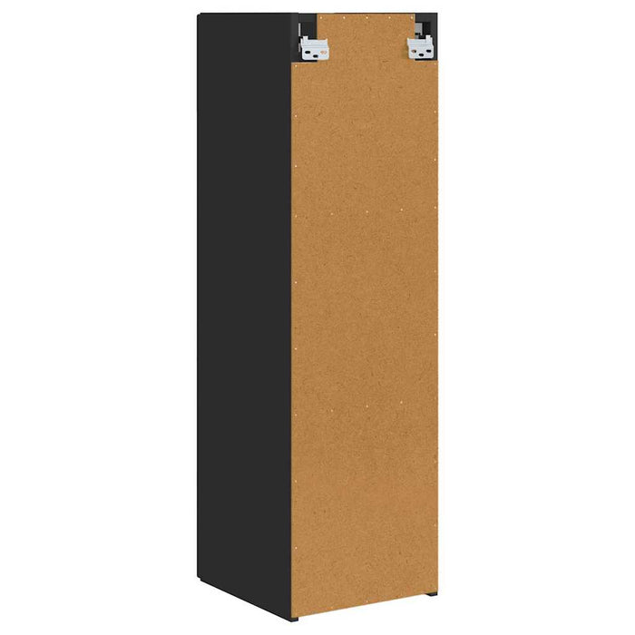 Dulap TV de perete Negru 30 x 31 x 100 cm Lemn compozit - WALTI WALTI