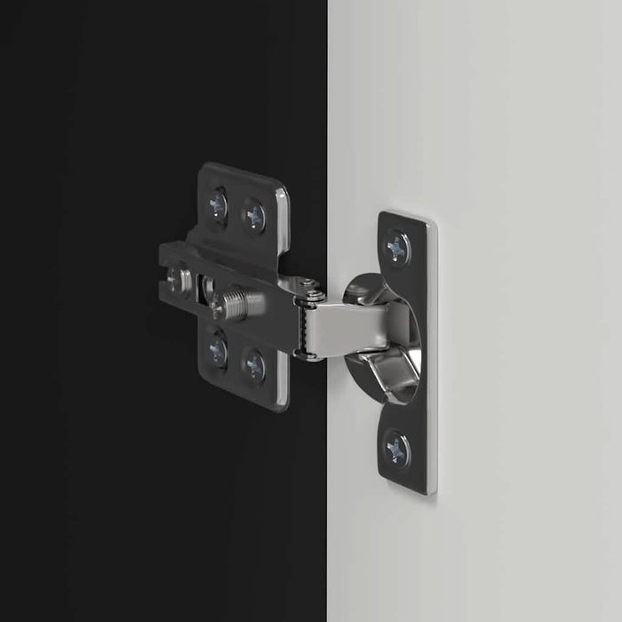 Dulap TV de perete 2 pcs Negru 30 x 31 x 100 cm Lemn compozit - WALTI WALTI