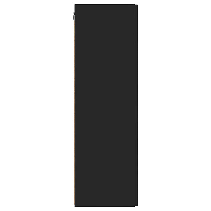 Dulap TV de perete 2 pcs Negru 30 x 31 x 100 cm Lemn compozit - WALTI WALTI