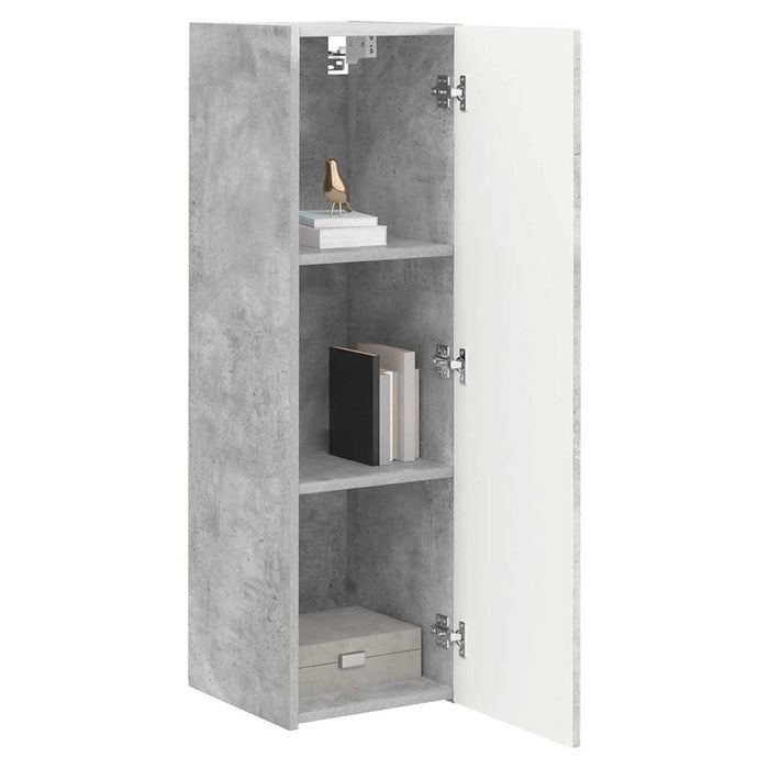 Dulap TV de perete Beton 30 x 31 x 100 cm Lemn compozit - WALTI WALTI