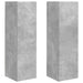 Dulap TV de perete 2 pcs Beton 30 x 31 x 100 cm Lemn compozit - WALTI WALTI