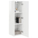 Dulap TV de perete Alb Lucios 30 x 31 x 100 cm Lemn compozit - WALTI WALTI