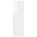 Dulap TV de perete Alb Lucios 30 x 31 x 100 cm Lemn compozit - WALTI WALTI