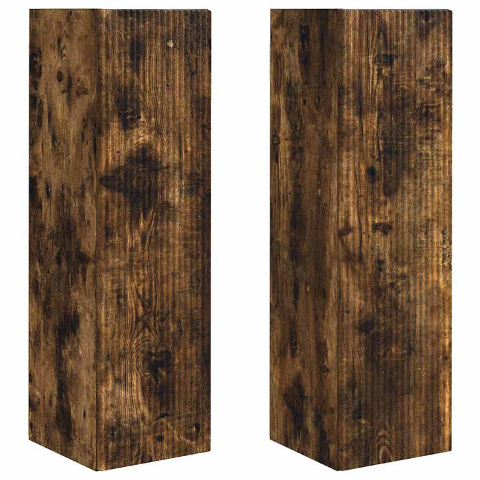 Dulap TV de perete 2 pcs Stejar fumuriu 30 x 31 x 100 cm - WALTI WALTI