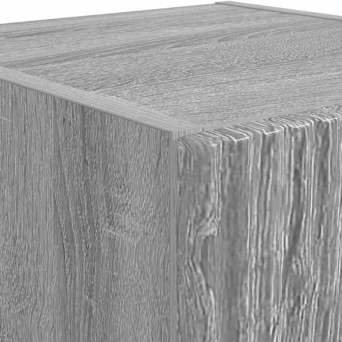 Dulap TV de perete Pe perete 2 pcs Gri Sonoma 30 x 31 x 100 cm - WALTI WALTI