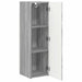 Dulap TV de perete Pe perete 2 pcs Gri Sonoma 30 x 31 x 100 cm - WALTI WALTI