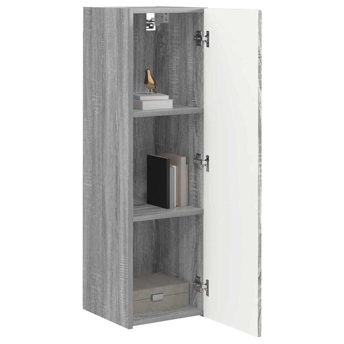 Dulap TV de perete Pe perete 2 pcs Gri Sonoma 30 x 31 x 100 cm - WALTI WALTI