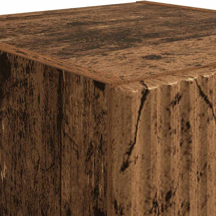 Dulap TV de perete Lemn Vechi 30 x 31 x 100 cm Lemn compozit - WALTI WALTI