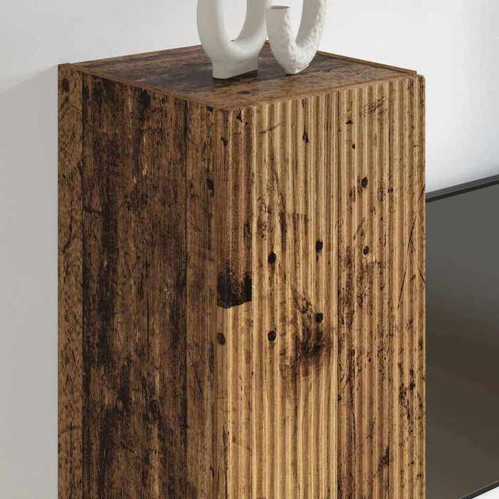 Dulap TV de perete Lemn Vechi 30 x 31 x 100 cm Lemn compozit - WALTI WALTI