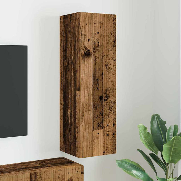 Dulap TV de perete Lemn Vechi 30 x 31 x 100 cm Lemn compozit - WALTI WALTI