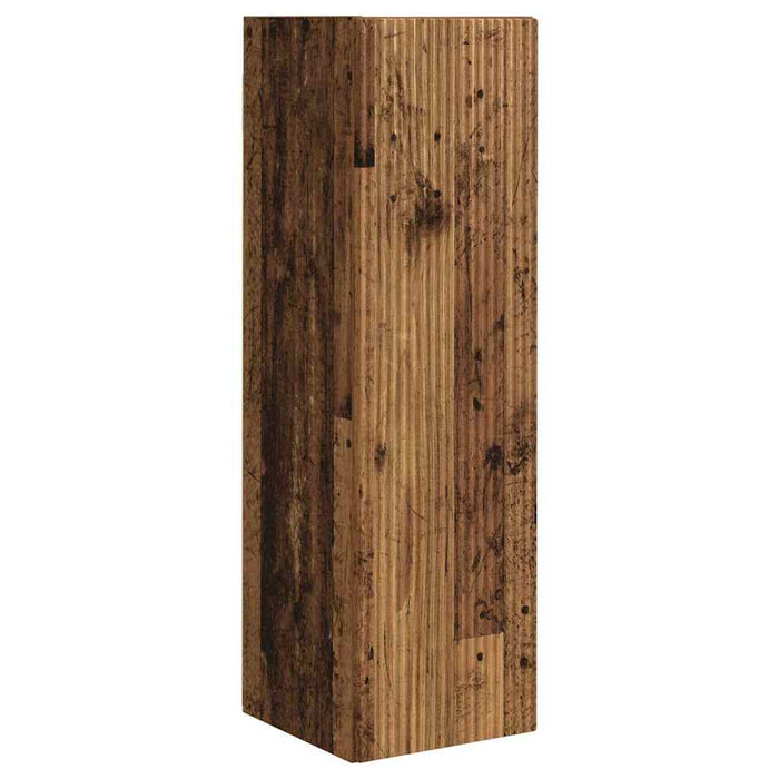 Dulap TV de perete Pe perete 2 pcs Lemn Vechi 30 x 31 x 100 cm - WALTI WALTI