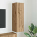 Dulap TV de perete Pe perete Stejar artizanal 30 x 31 x 100 cm - WALTI WALTI