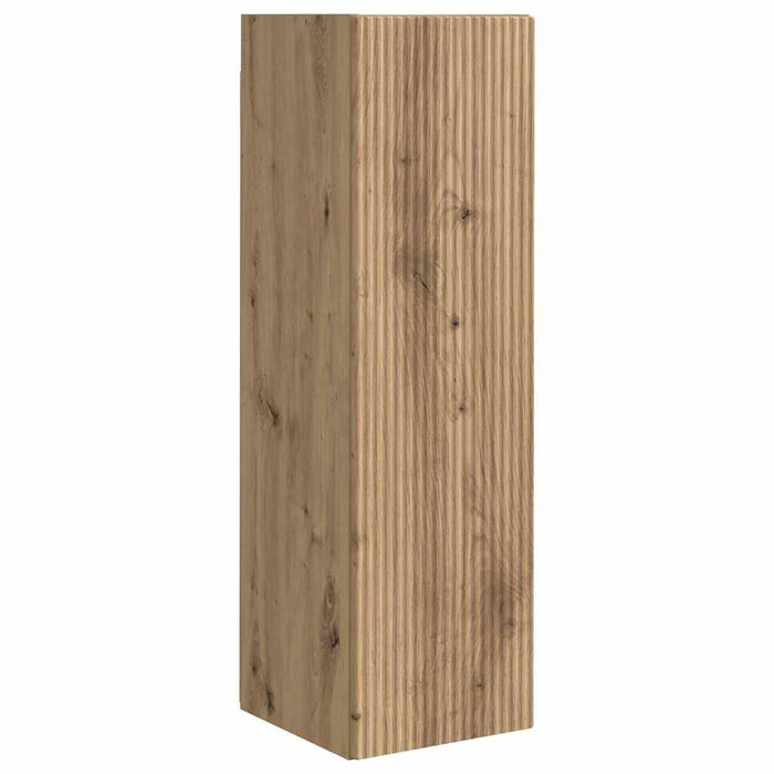 Dulap TV de perete 2 pcs Stejar artizanal 30 x 31 x 100 cm - WALTI WALTI