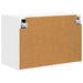 Dulap TV de perete Alb 59,5 x 31 x 40 cm Lemn compozit - WALTI WALTI