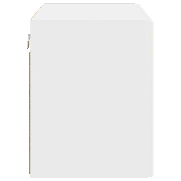 Dulap TV de perete Alb 59,5 x 31 x 40 cm Lemn compozit - WALTI WALTI