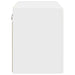 Dulap TV de perete Alb 59,5 x 31 x 40 cm Lemn compozit - WALTI WALTI