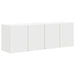 Dulap TV de perete 2 pcs Alb 59,5 x 31 x 40 cm Lemn compozit - WALTI WALTI