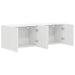 Dulap TV de perete 2 pcs Alb 59,5 x 31 x 40 cm Lemn compozit - WALTI WALTI