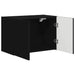 Dulap TV de perete Negru 59,5 x 31 x 40 cm Lemn compozit - WALTI WALTI
