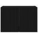 Dulap TV de perete Negru 59,5 x 31 x 40 cm Lemn compozit - WALTI WALTI