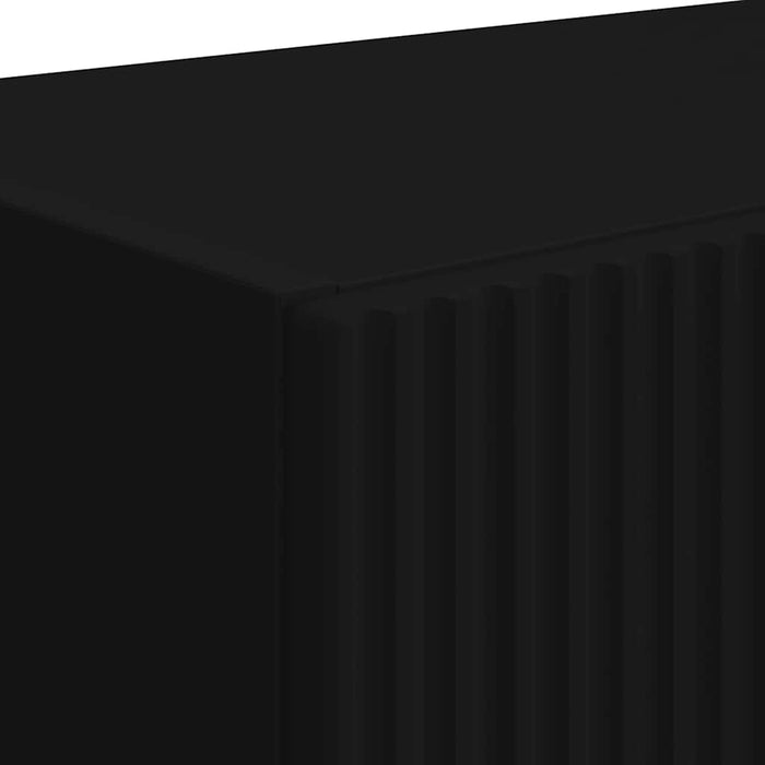 Dulap TV de perete 2 pcs Negru 59,5 x 31 x 40 cm Lemn compozit - WALTI WALTI