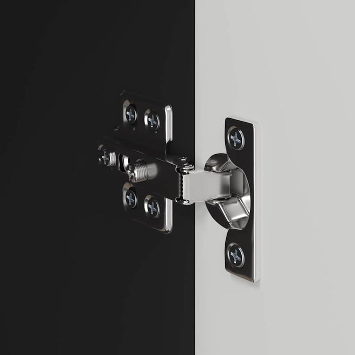 Dulap TV de perete 2 pcs Negru 59,5 x 31 x 40 cm Lemn compozit - WALTI WALTI
