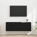 Dulap TV de perete 2 pcs Negru 59,5 x 31 x 40 cm Lemn compozit - WALTI WALTI