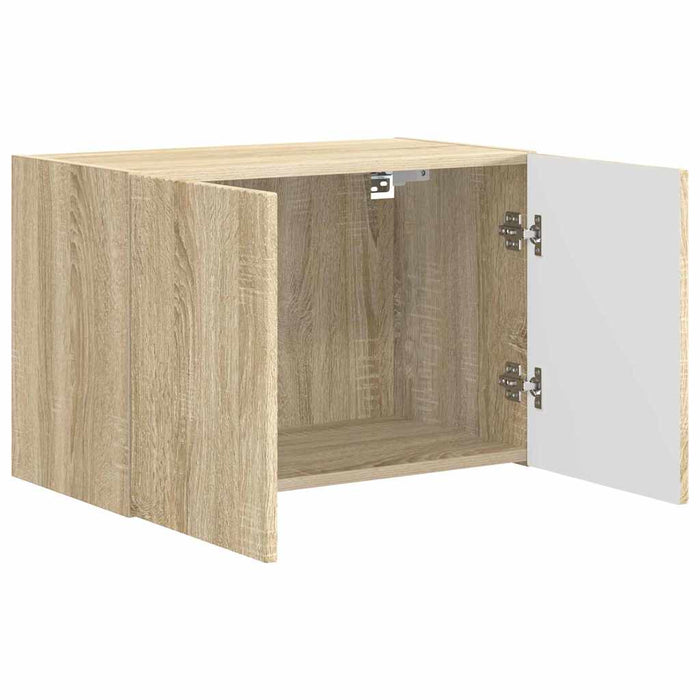Dulap TV de perete Pe perete Stejar Sonoma 59,5 x 31 x 40 cm - WALTI WALTI