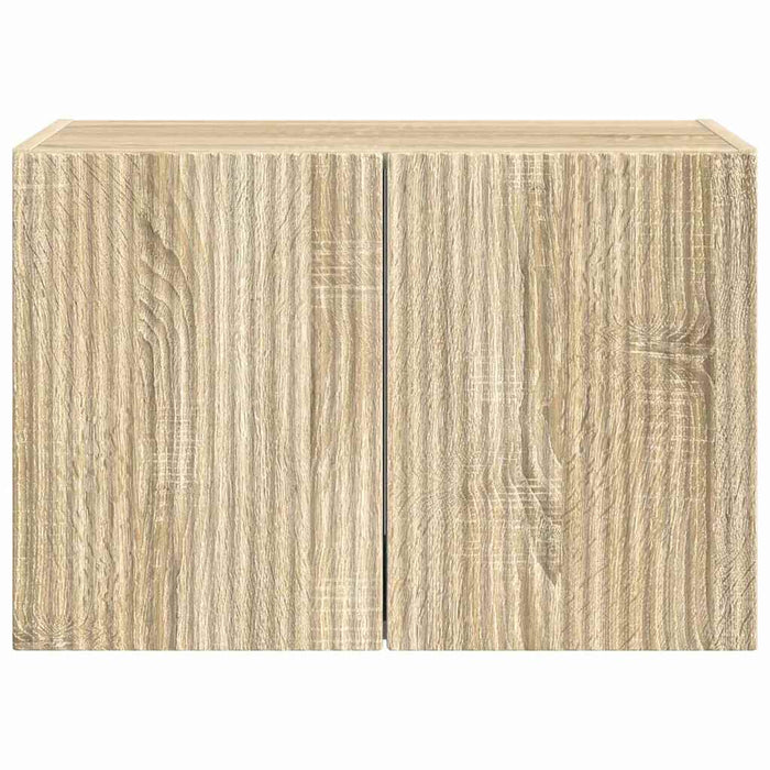 Dulap TV de perete Pe perete Stejar Sonoma 59,5 x 31 x 40 cm - WALTI WALTI