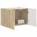 Dulap TV de perete Pe perete Stejar Sonoma 59,5 x 31 x 40 cm - WALTI WALTI