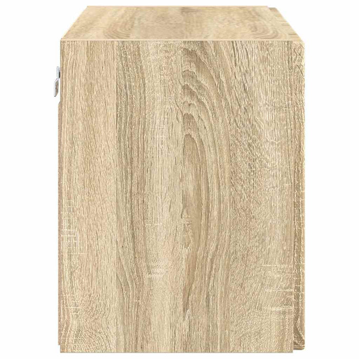 Dulap TV de perete Pe perete Stejar Sonoma 59,5 x 31 x 40 cm - WALTI WALTI
