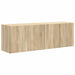Dulap TV de perete 2 pcs Stejar Sonoma 59,5 x 31 x 40 cm - WALTI WALTI