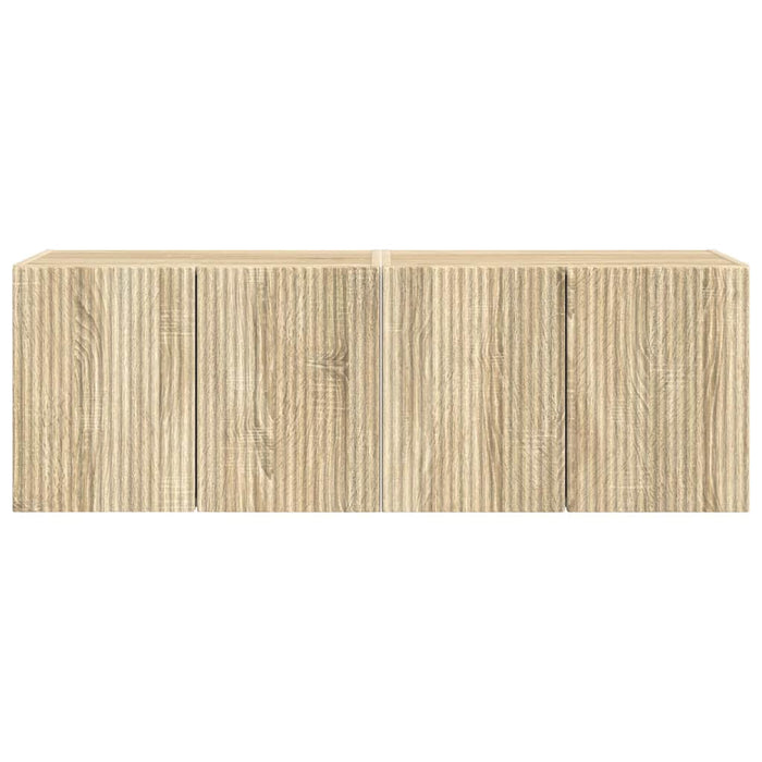 Dulap TV de perete 2 pcs Stejar Sonoma 59,5 x 31 x 40 cm - WALTI WALTI