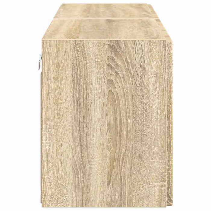 Dulap TV de perete 2 pcs Stejar Sonoma 59,5 x 31 x 40 cm - WALTI WALTI