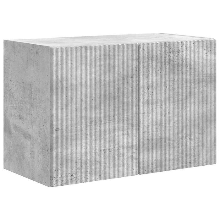 Dulap TV de perete Pe perete Gri din beton 59,5 x 31 x 40 cm - WALTI WALTI