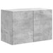 Dulap TV de perete Pe perete Gri din beton 59,5 x 31 x 40 cm - WALTI WALTI
