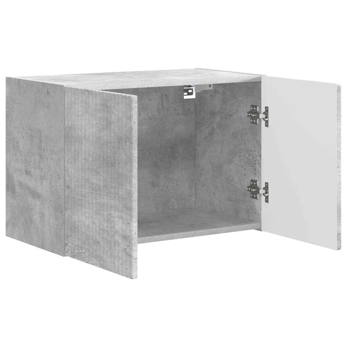 Dulap TV de perete Pe perete Gri din beton 59,5 x 31 x 40 cm - WALTI WALTI