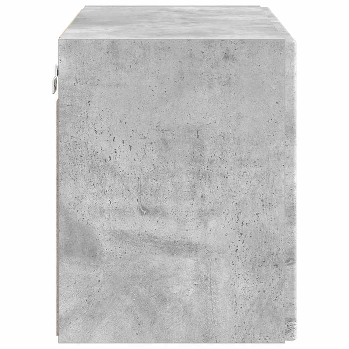 Dulap TV de perete Pe perete Gri din beton 59,5 x 31 x 40 cm - WALTI WALTI