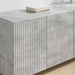 Dulap TV de perete 2 pcs Gri din beton 59,5 x 31 x 40 cm - WALTI WALTI