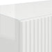 Dulap TV de perete Pe perete 2 pcs Alb lucios 59,5 x 31 x 40 cm - WALTI WALTI