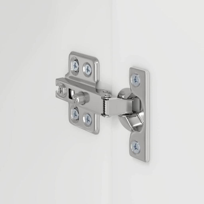Dulap TV de perete Pe perete 2 pcs Alb lucios 59,5 x 31 x 40 cm - WALTI WALTI