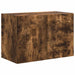 Dulap TV de perete Pe perete Stejar fumuriu 59,5 x 31 x 40 cm - WALTI WALTI