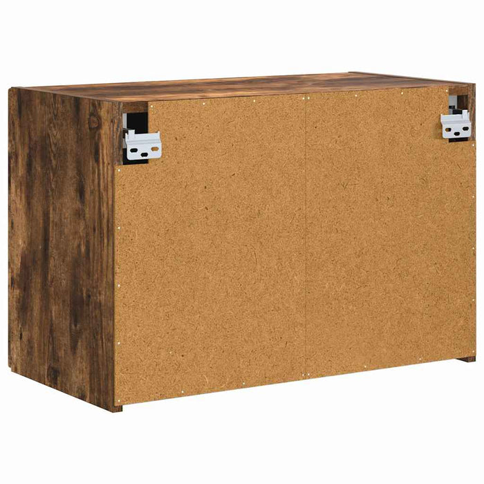 Dulap TV de perete Pe perete Stejar fumuriu 59,5 x 31 x 40 cm - WALTI WALTI