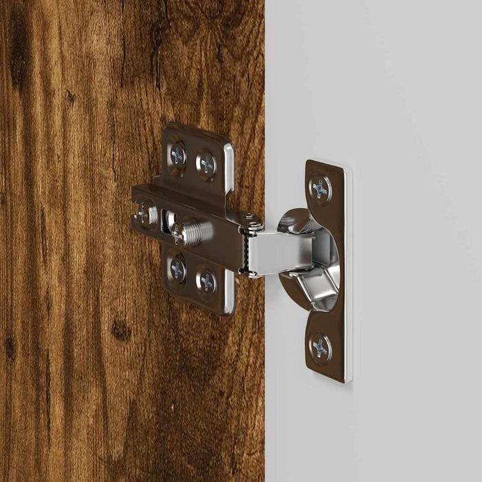Dulap TV de perete 2 pcs Stejar fumuriu 59,5 x 31 x 40 cm - WALTI WALTI