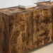 Dulap TV de perete 2 pcs Stejar fumuriu 59,5 x 31 x 40 cm - WALTI WALTI