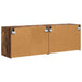 Dulap TV de perete 2 pcs Stejar fumuriu 59,5 x 31 x 40 cm - WALTI WALTI