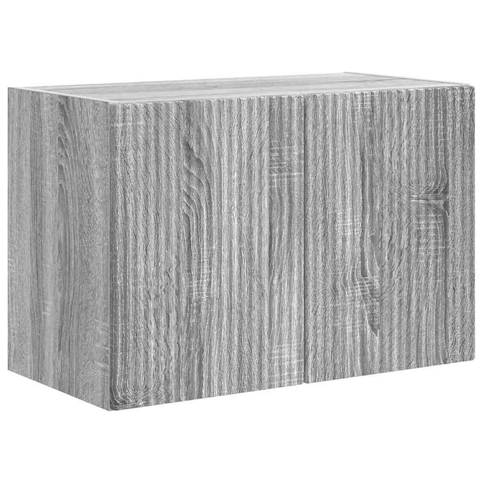 Dulap TV de perete Gri Sonoma 59,5 x 31 x 40 cm Lemn compozit - WALTI WALTI