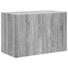 Dulap TV de perete Gri Sonoma 59,5 x 31 x 40 cm Lemn compozit - WALTI WALTI